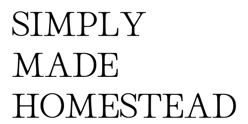 Simpler Thymes Homestead