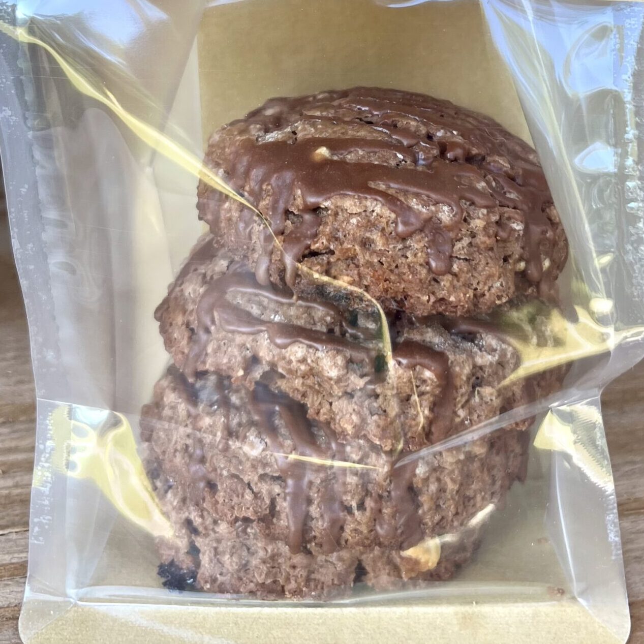 package of mocha latte sourdough scones