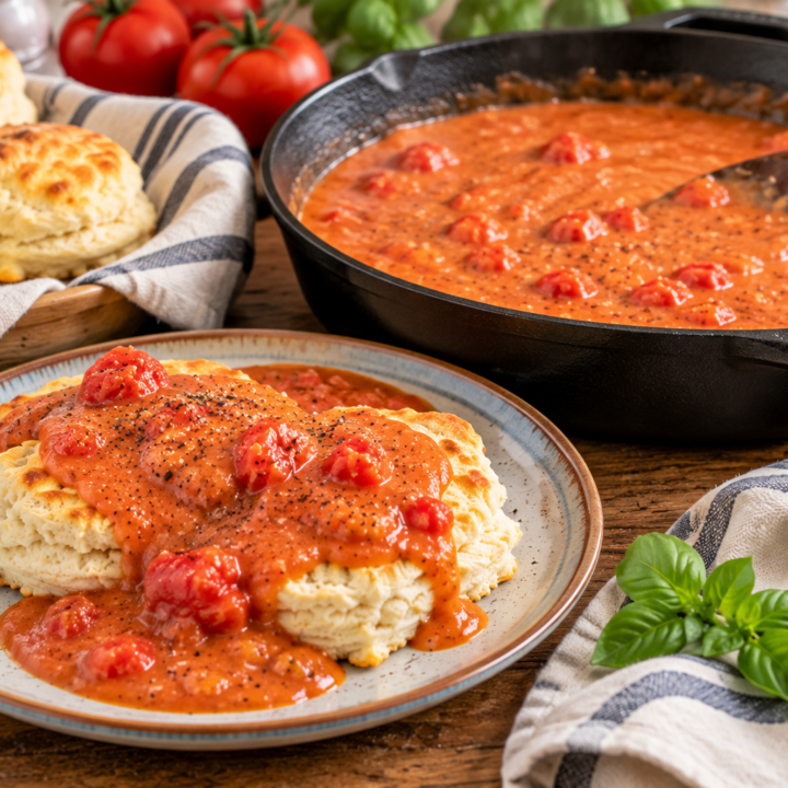Southern Tomato Gravy from Scratch